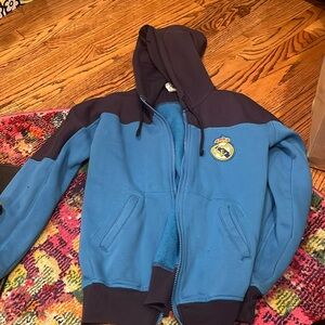 Real Madrid logo hooded sweatshirt